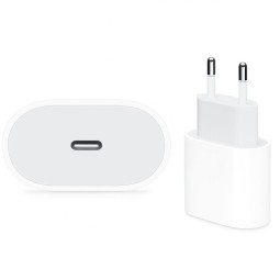 Сетевое зар. устр. для i-Phone Type-C 3A 20W в коробке под оригинал белое