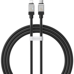 Кабель-зарядка Type-C на Lightning Baseus Coolplay Series 20W 480 Мбит/с 1м серый
