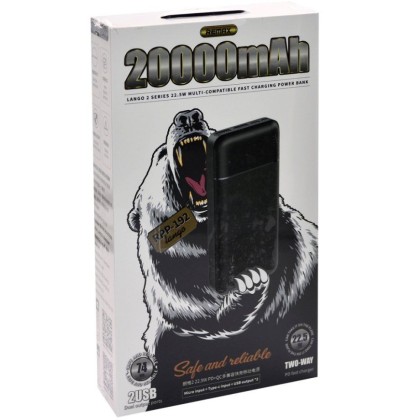 Powerbank REMAX RPP-192 20000mAh 2USB 22.5W черный