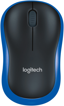 Мышь беспроводная Logitech M185 оптическая 1000DPI синяя