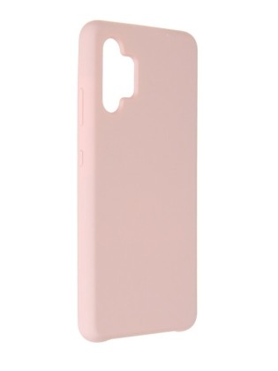 Накладка для Samsung Galaxy A32 Silicone cover пудро