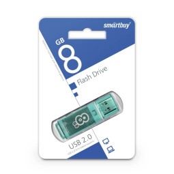 USB флеш накопитель Smartbuy 8GB Glossy Green SB8GBGS-G