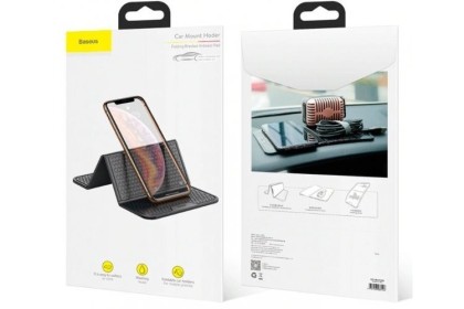 Коврик противоскользящий на торпеду Baseus Folding Bracket Antiskid Pad SUWNT-01 черный