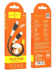 Usb Кабель-зарядка Type-C на Lightning Hoco X82 20W 1м силиконовый черный