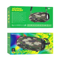 Bluetooth колонка Borofone BR12 Amplio sports BT5.0/1200mAh/2.5ч/10Вт хаки