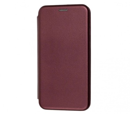 Чехол-книжка Samsung Galaxy M52 Fashion Case кожаная боковая бордовая