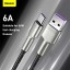 Usb Кабель-зарядка TYPE-C Baseus Cafule Series Metal Data Cable 66W 1м (CAKF000101) черный