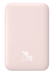 Powerbank с беспроводной зарядкой Baseus Magnetic Wireless 6000mAh 20W (PPCX020004) розовый