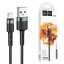 Usb Кабель-зарядка Lightning Hoco DU46 2.4A 2м черный
