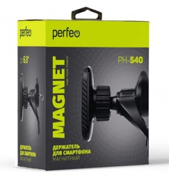 Держатель в автомобиль в воздуховод Perfeo PH-540 до 7,1" магнитный черный