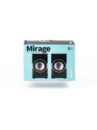 Акустическая система 2.0 Perfeo MIRAGE мощность 2х1.5 Вт (RMS), USB, черная