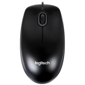 Мышь проводная Logitech B100 USB/DPI 1000/3 кнопки/1.8м чёрный