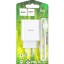Сетевое зар. устр. Hoco C97A с шнуром Type-C на Type-C 1USB/1С PD3.0/QC3.0 20W/18W белое