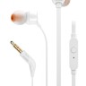 Наушники с микрофоном JBL T110 1.2м белые