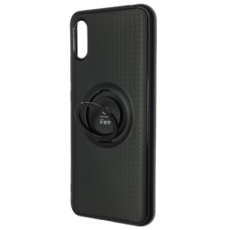 Чехол-накладка для Xiaomi Redmi 9A силикон iface с держателем черный