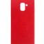 Накладка для Samsung Galaxy A7 (2018)/A8 Plus Silicone cover пудро