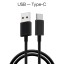 Usb Кабель для зарядки Type-C Hoco 3A PD3.0 1м черный