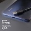 Usb Кабель для зарядки Type-C Hoco 3A PD3.0 1м черный