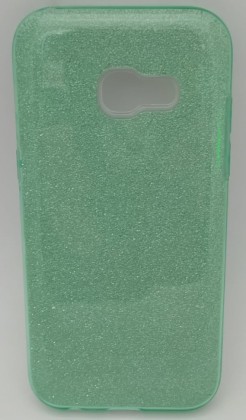 Накладка для Samsung Galaxy A3 (2017) силикон блестящий в ассортименте