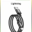 Usb Кабель-зарядка Lightning Hoco X89 1м 2.4A в тканевой оплётке чёрный