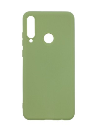 Накладка для Huawei Y6P Silicone cover болотная
