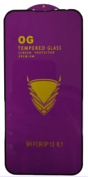 Защитное стекло для i-Phone 13/13 Pro 6.1" OG Purple чёрное