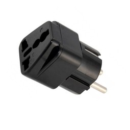 Переходник 3 pin плоский на2 круглый черный