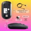 Мышь беспроводная Smartbuy Silient 402 металлик с зарядкой от USB