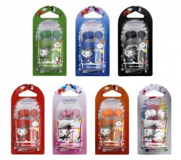 Стереонаушники внутриканальные SmartBuy® COLOR TREND SBE-3200 1.2м зелёный