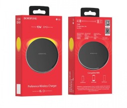Беспроводное зарядное устройство Borofone BQ3 QI 10W черное