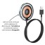 Держатель в авто в воздуховод + беспроводная зарядка MagSafe Hoco CW-42 15W магнитный черный