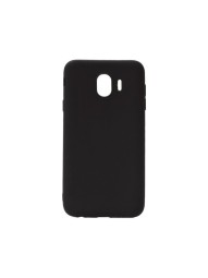 Чехол-накладка для Samsung Galaxy J4 (2018) силикон матовый чёрный