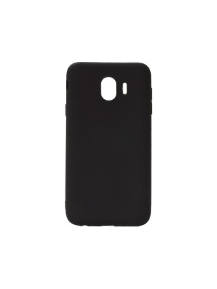 Чехол-накладка для Samsung Galaxy J4 (2018) силикон матовый чёрный
