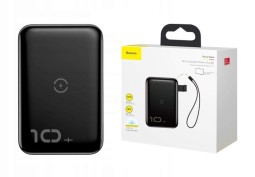 Powerbank с беспроводной зарядкой Baseus Mini S Bracket 10000mAh 18W (PPXFF10W-01) черный