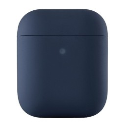 Силиконовый чехол для AirPods темно-синий