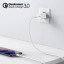 Сетевое зарядное устройство Baseus Quick Charger 1C 25W белое с шнуром