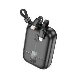 Powerbank Borofone BJ37 10000mAh 1C PD/20W кабель Type-C- lighting с индикатором черный