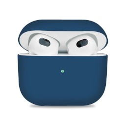 Силиконовый чехол для AirPods 3 темно-синий