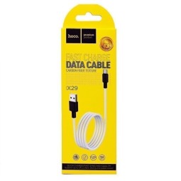 Usb Кабель-зарядка Type-C Hoco X29 Superior 2A 1м силиконовый белый