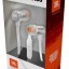 Наушники с микрофоном JBL T290 серебристые