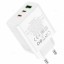 Сетевое зар. устр. Hoco C126A 1USB/2C 18W/40W белое