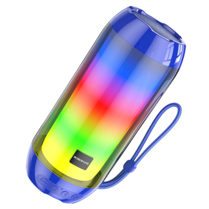 Bluetooth колонка Borofone BR25 BT5.3/1200mAh/2ч/5Вт/TF/USB Павлин синий