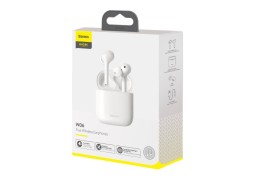 Мобильная Bluetooth-гарнитура Baseus Encok W06 IP55 TWS V5.0 (NGW06-02) белый