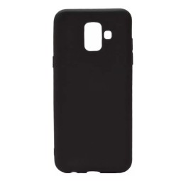 Чехол-накладка для Samsung Galaxy A6 2018 силикон матовый черный