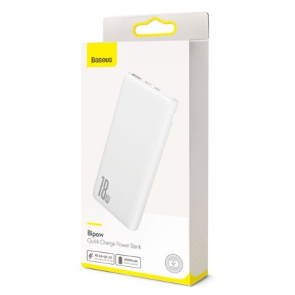 Powerbank Baseus Bipow PD3.0 + QC3.0 18W 10000mAh PPDML-02 белый