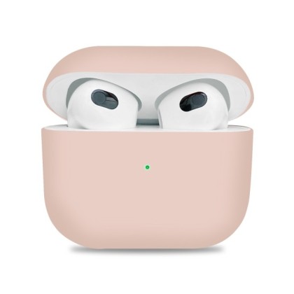 Силиконовый чехол для AirPods 3 пудро