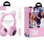 Стереонаушники Bluetooth Полноразмерные Hoco W27 BT5.0/300mAh/5ч розовые
