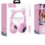 Стереонаушники Bluetooth Полноразмерные Hoco W27 BT5.0/300mAh/5ч розовые
