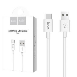 Usb Кабель-зарядка Micro Hoco X23 1м белый