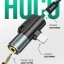 Переходник разветвитель для Iphone Hoco LS-32 Lightning-папа на Lightning-мама/AUX черный